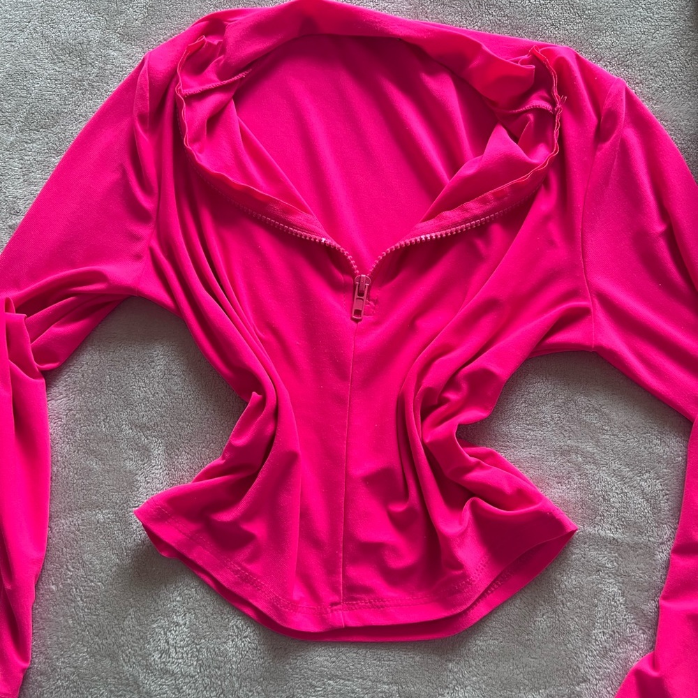 Fashion Nova Pink Workout Jacket 💓